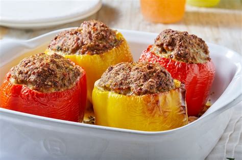 peperoni ripieni con carne macinata