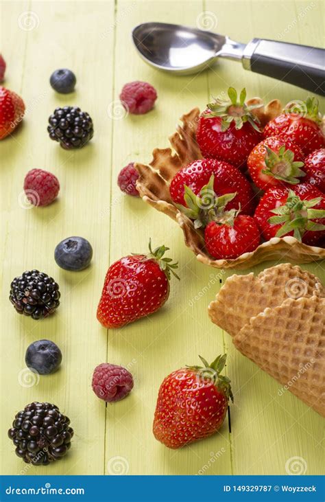 Ingredienti freschi per gelato