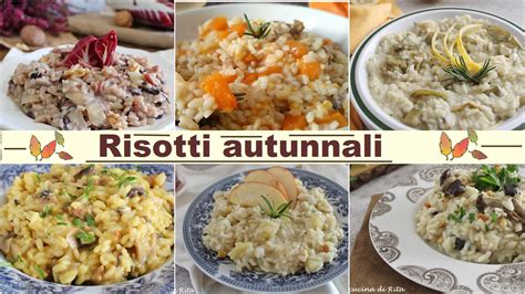 Ingredienti autunnali per un risotto