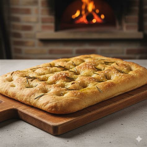 Focaccia genovese classica con 