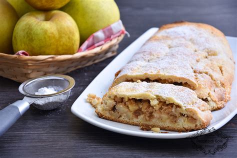 Strudel di mele con pasta frolla
