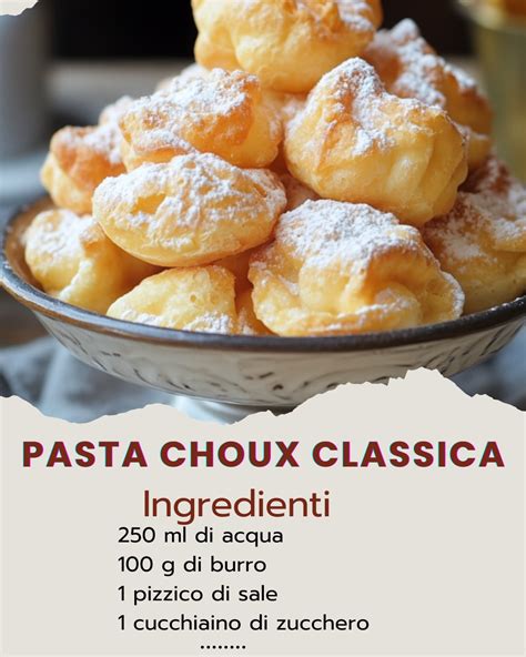 Preparazione della pasta choux in casseruola