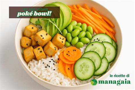 Composizione di una poké bowl