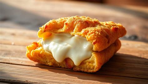 Mozzarella filante in un panino fritto