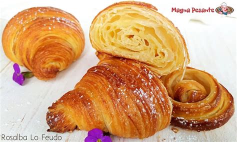 Selezione di mini croissant