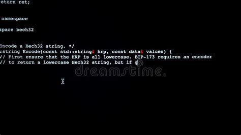 Codice su schermo di computer