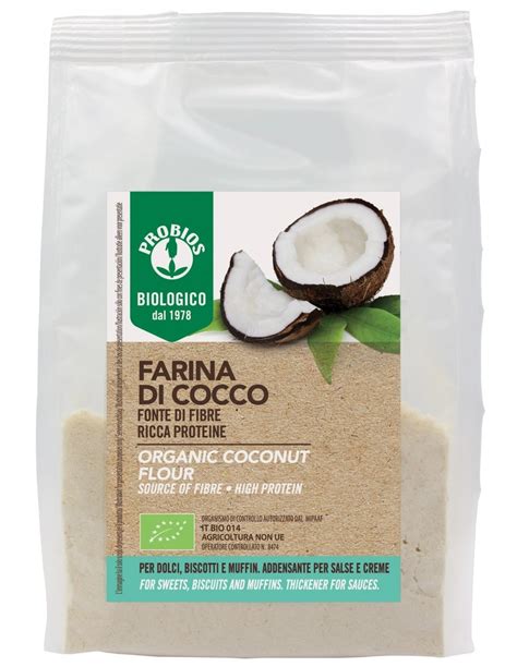 ingredienti farina di cocco psyllium