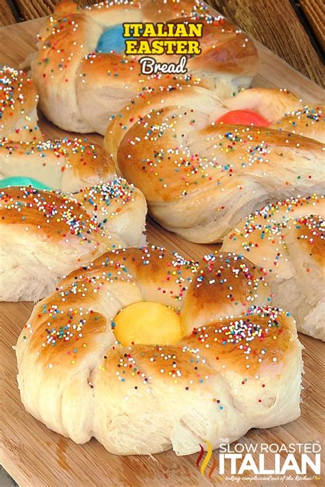Assortment of Italian Easter breads