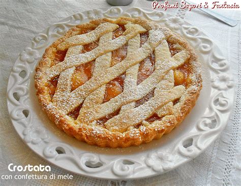 Crostata con confettura di frutta