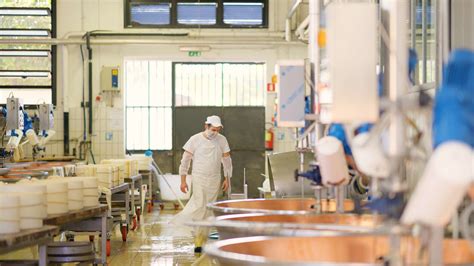 Interno dello stabilimento Caseificio Busti