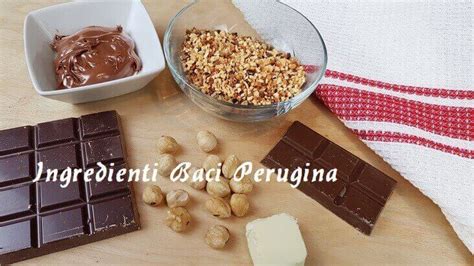 Ingredienti per i Baci Perugina fatti in casa