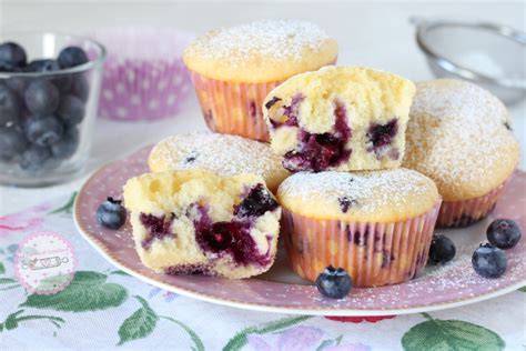 muffin ai mirtilli su gratella