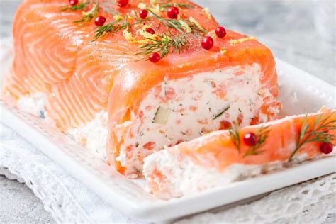 Ingredienti per una terrina di salmone affumicato
