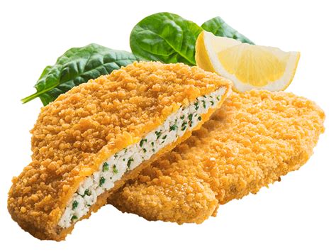 Cotoletta di pollo e spinaci servita con contorno