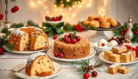 Varietà di dolci natalizi