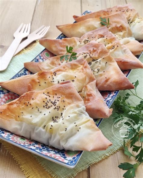 pasta fillo croccante con ripieno di tonno