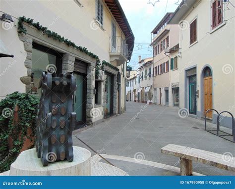 Aerial view of Sesto Fiorentino, Italy