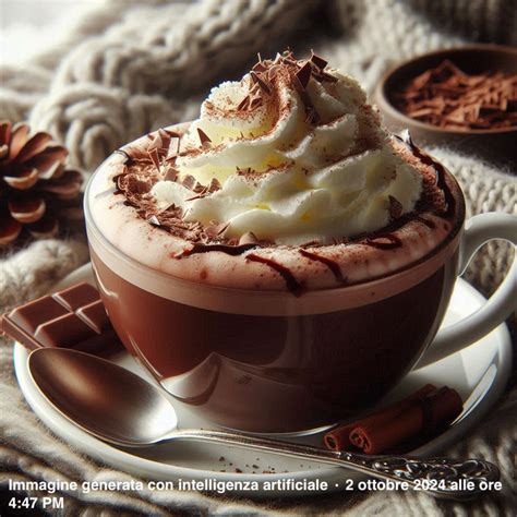 Coppia che sorseggia cioccolata calda