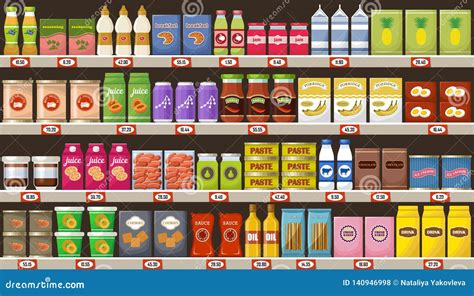 Supermercato con scaffali di prodotti vegani