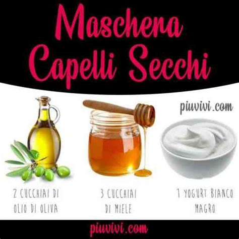 Un'immagine che mostra diverse maschere per capelli fatte in casa con ingredienti naturali