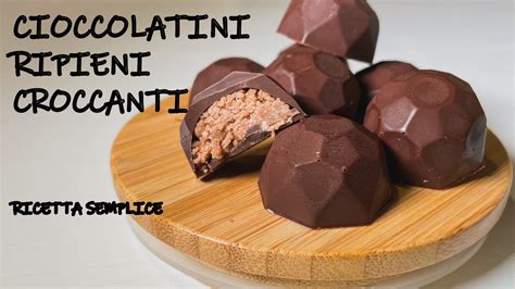 Cioccolatini croccanti fatti in casa