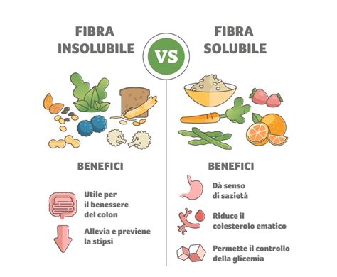 Illustrazione dei benefici della fibra alimentare
