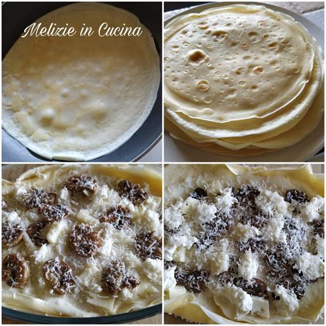 Teglia di crepes al forno pronte da servire