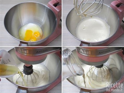 Ingredienti secchi e liquidi per la torta
