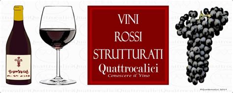 Una selezione di vini rossi strutturati