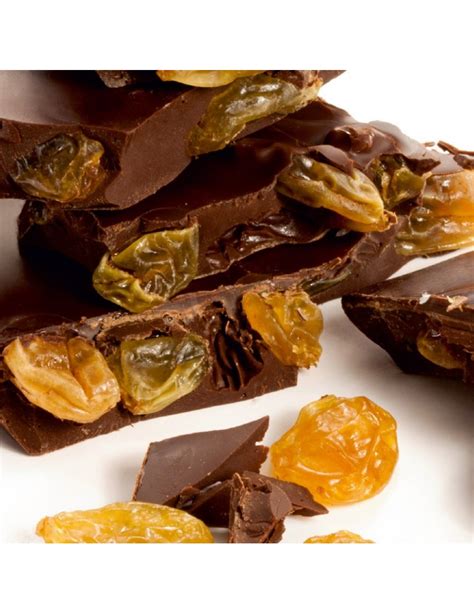 uvetta e cioccolato fondente