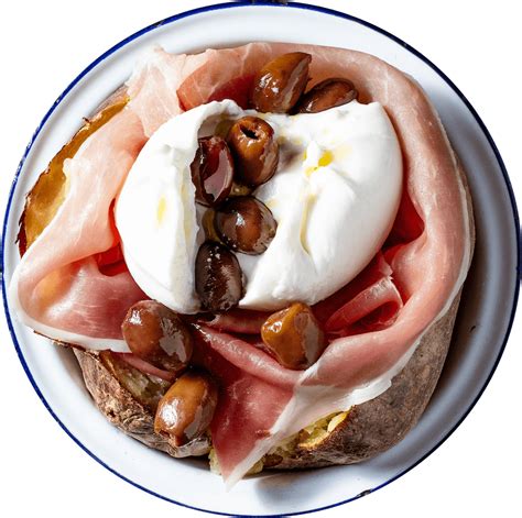 prosciutto crudo e olive