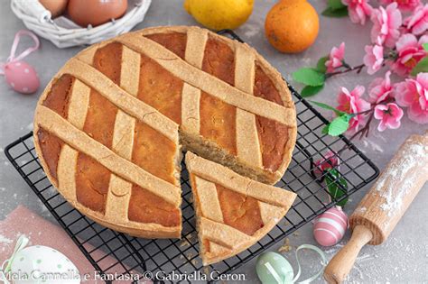 Ingredienti freschi per pastiera