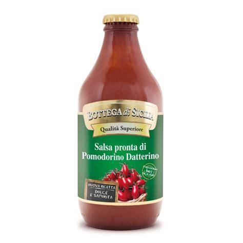 Vasetto di salsa pronta di pomodorino datterino Bottega di Sicilia