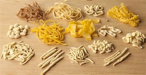 Vari formati di pasta tipici liguri