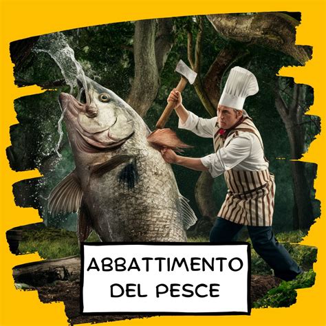 Infografica sul processo di abbattimento del pesce