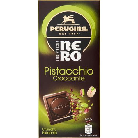 Tavoletta di cioccolato fondente Perugina con pistacchi