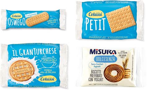 Immagine di una varietà di biscotti confezionati