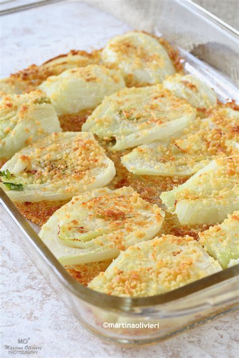Finocchi gratinati al forno con stracchino