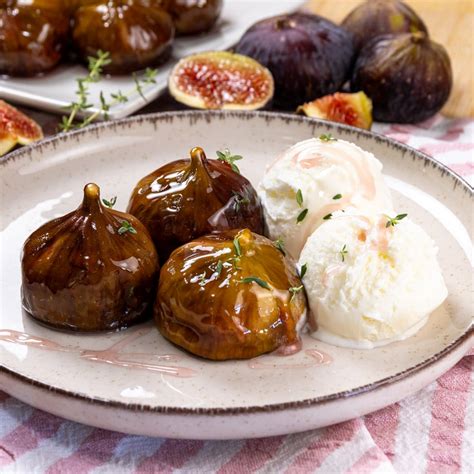 fichi caramellati con timo