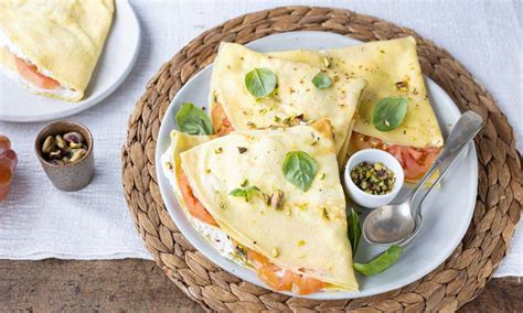 piatto di crepes gourmet