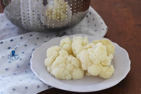 Cavolfiore in cottura nel cestello