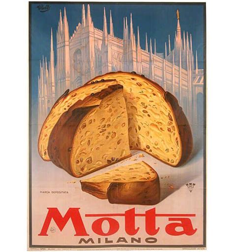 Il primo logo Motta con le guglie del Duomo