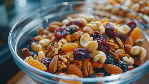 Frutta secca macerata in una ciotola con brandy