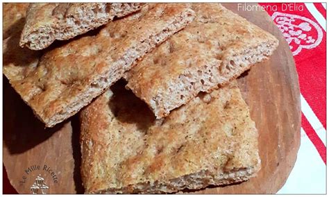Focaccia integrale pronta da infornare