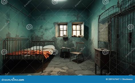 Fotografia di un'area detentiva sovraffollata all'interno di una prigione