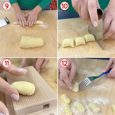 Formazione degli gnocchi