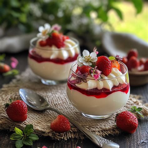 Coppetta di zabaione con fragole