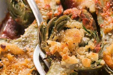 Ingredienti per il ripieno dei carciofi