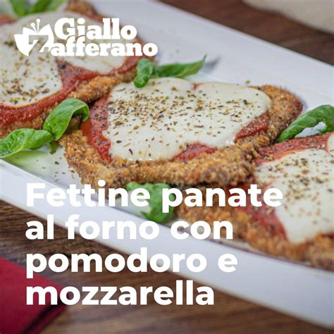 Fettine panate al forno con pomodoro e mozzarella