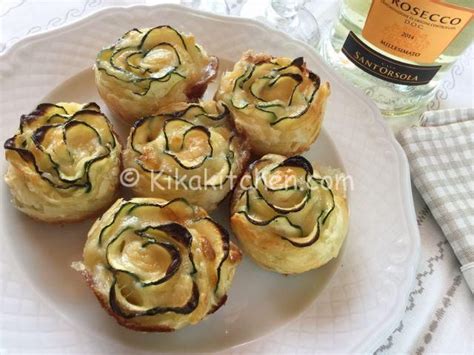 rose di zucchine e formaggio